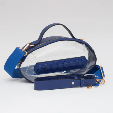 Clear Football Crossbody (Multiple Colors)