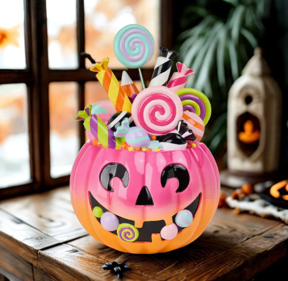 17" Jack-O-Lantern with Candy