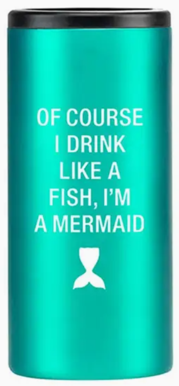 Slim Can Cooler - "I'm a Mermaid"