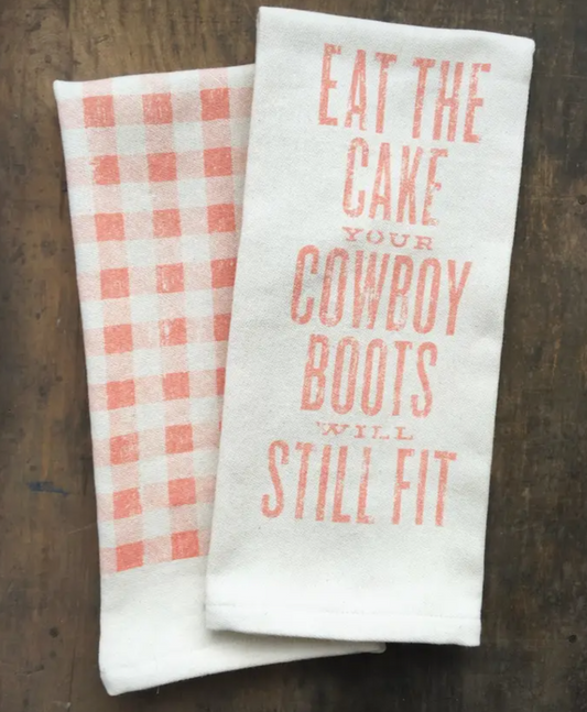 Kitchen Towel - "Eat the Cake"