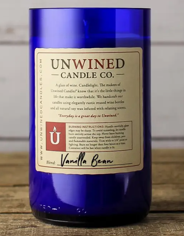 Vanilla Bean - Wine Bottle Candle
