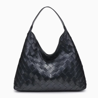 Brooke Woven Hobo - Black