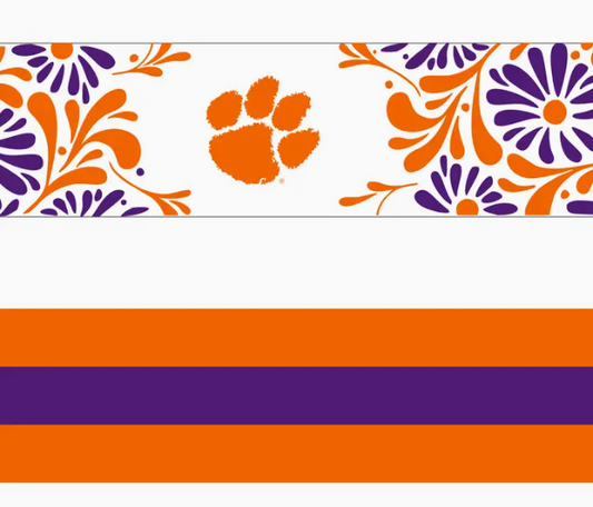 Clemson Floral Bag Strap (Pre-Order)