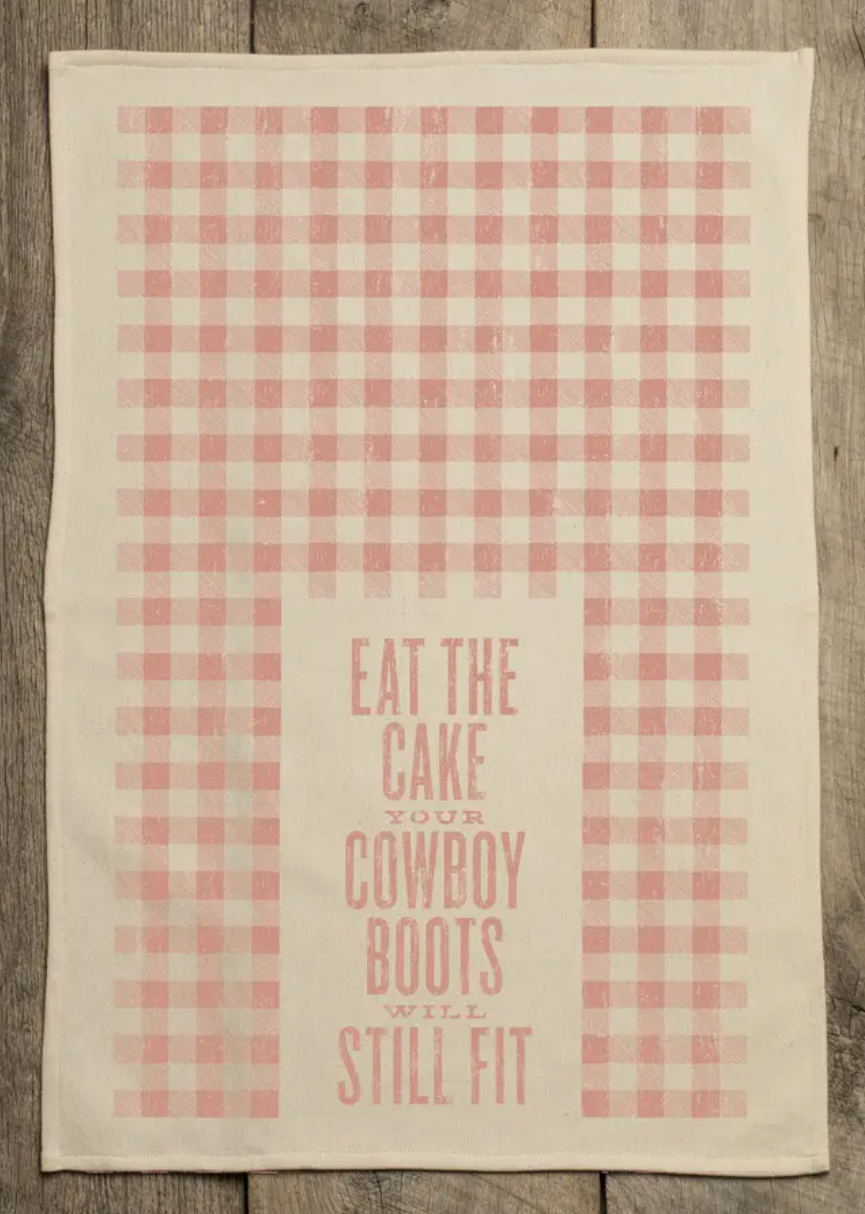 Kitchen Towel - "Eat the Cake"