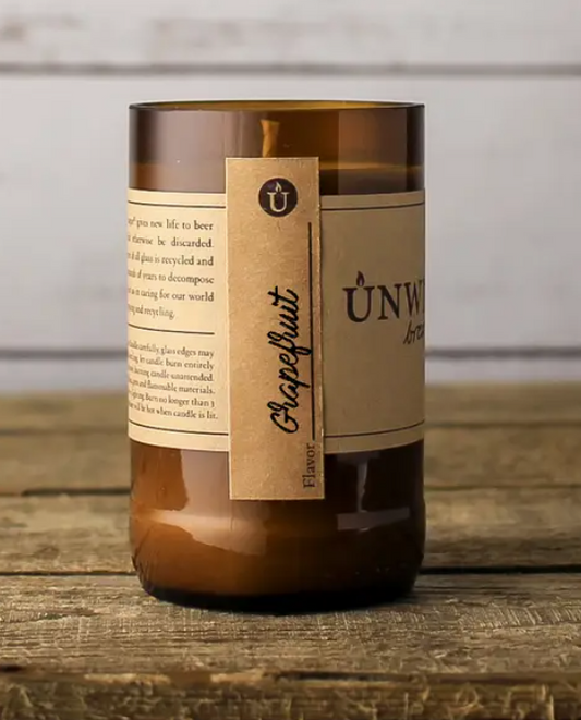 Grapefruit - Beer Bottle Candle