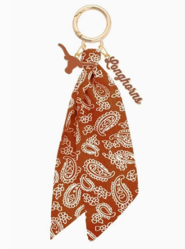 Texas Longhorns Logo Bandana Bag Charm