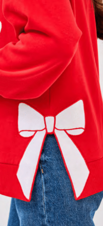 Merry Bow Sweatshirt