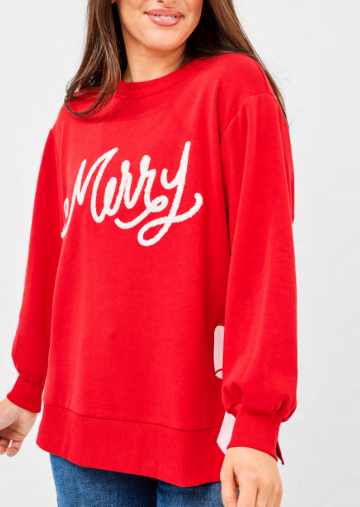 Merry Bow Sweatshirt