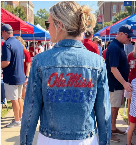*PREORDER* University of Mississippi Ole Miss Rebels Denim Jacket