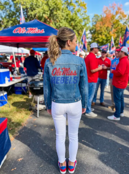 *PREORDER* University of Mississippi Ole Miss Rebels Denim Jacket