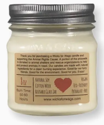 Sunny Citrus (8 oz) Mason Jar Soy Candle