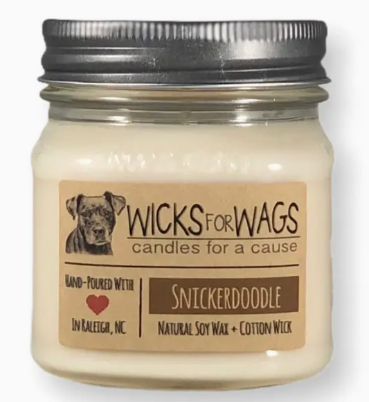 Snickerdoodle (8oz) Mason Jar Soy Candle