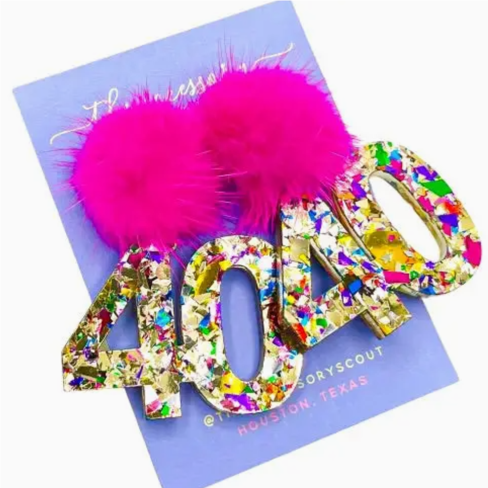 Kaleidoscope Birthday Earrings - 40