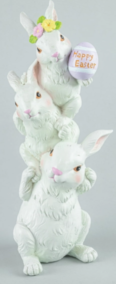 Happy Easter Bunny Trio