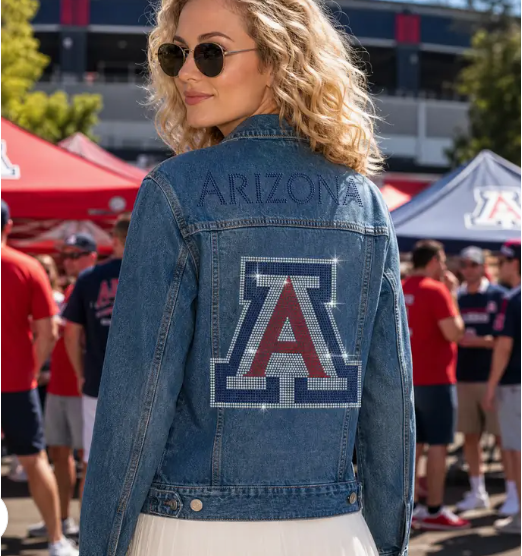 *PREORDER* University of Arizona Block A Denim Jacket