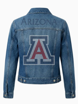 *PREORDER* University of Arizona Block A Denim Jacket