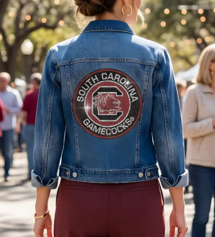 *PREORDER* University of South Carolina Circle Gamecock Denim Jacket